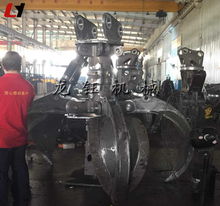 【挖掘機廢汽車抓鋼機/工廠供應新款液壓抓鋼機抓手/鉤機液壓蓮花抓斗】- 
